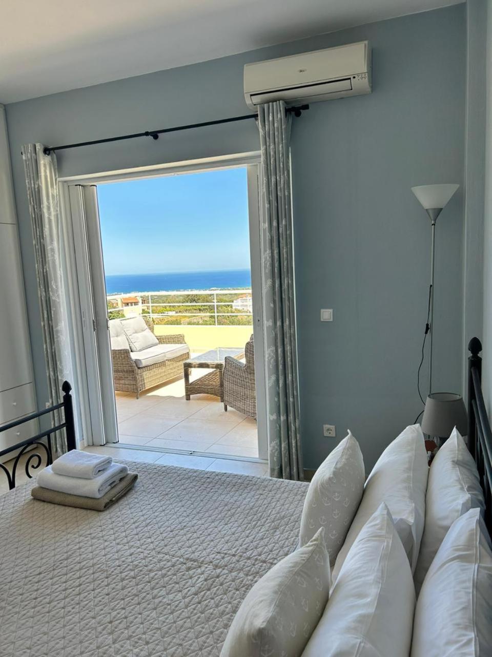 Villa Vuna - Private Pool -Sea View Chania  Exteriör bild
